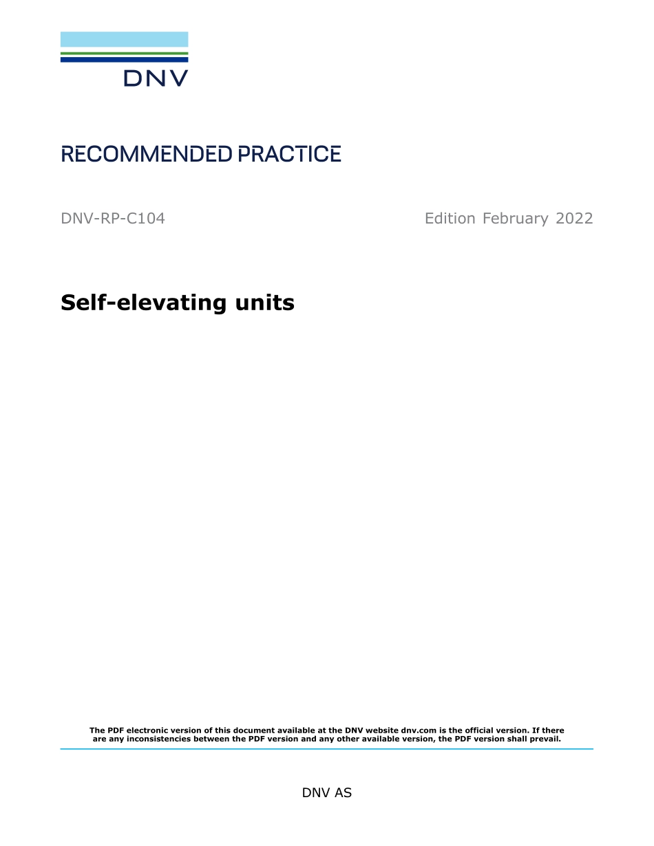 DNV-RP-C104-2022.pdf_第1页