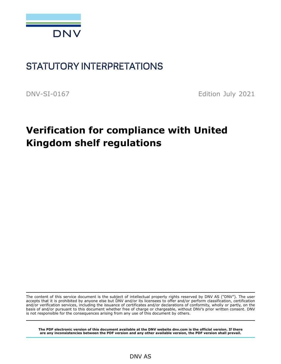 DNV-SI-0167-2021.pdf_第1页