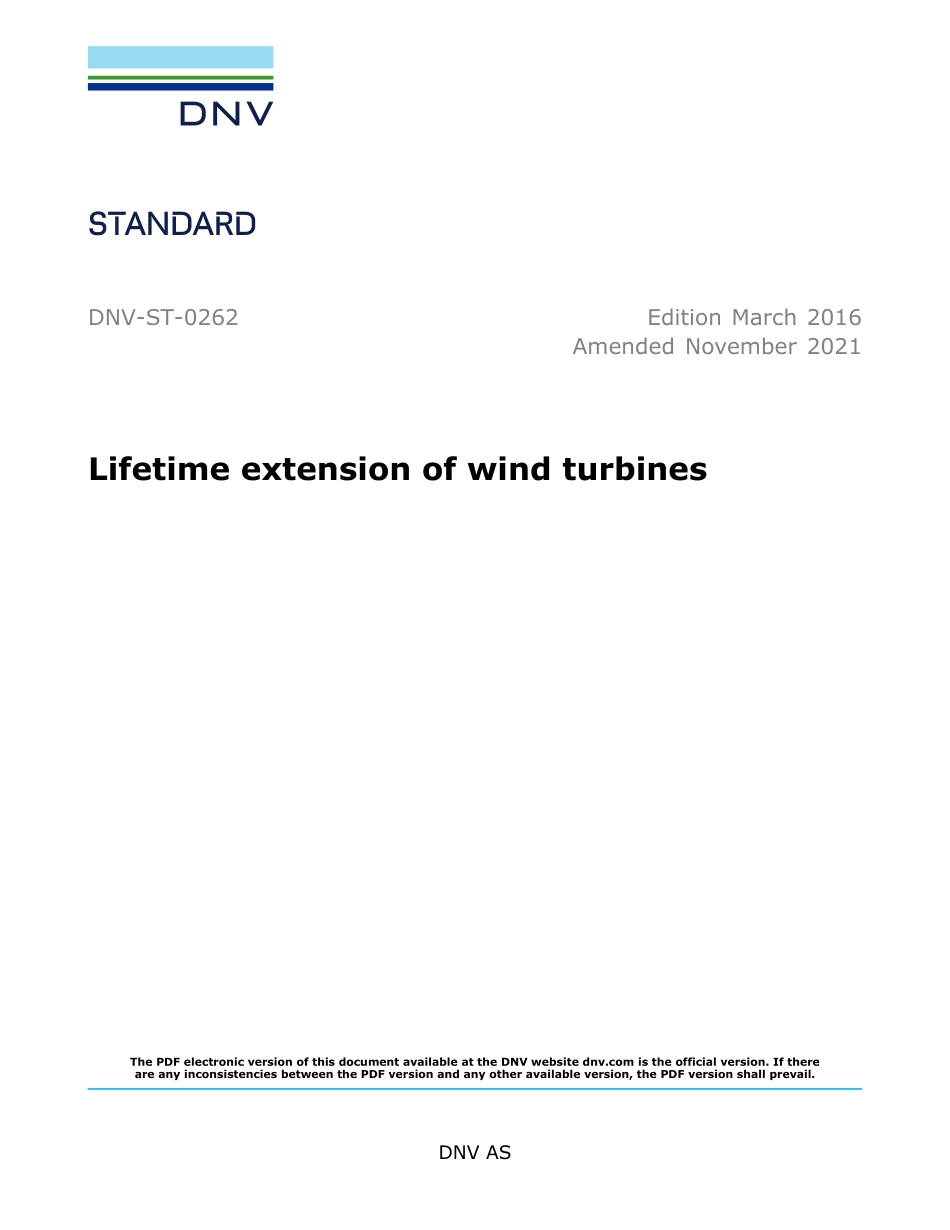 DNV-ST-0262-2016 (2021).pdf_第1页