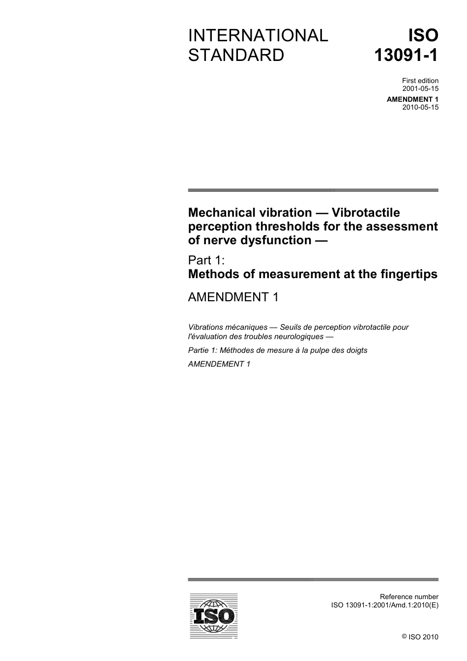 ISO 13091-1-2001 amd1-2010.pdf_第1页