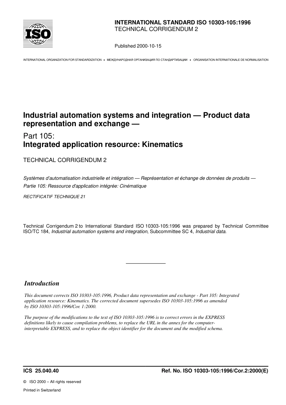 ISO 10303-105-1996 cor2-2000.pdf_第1页
