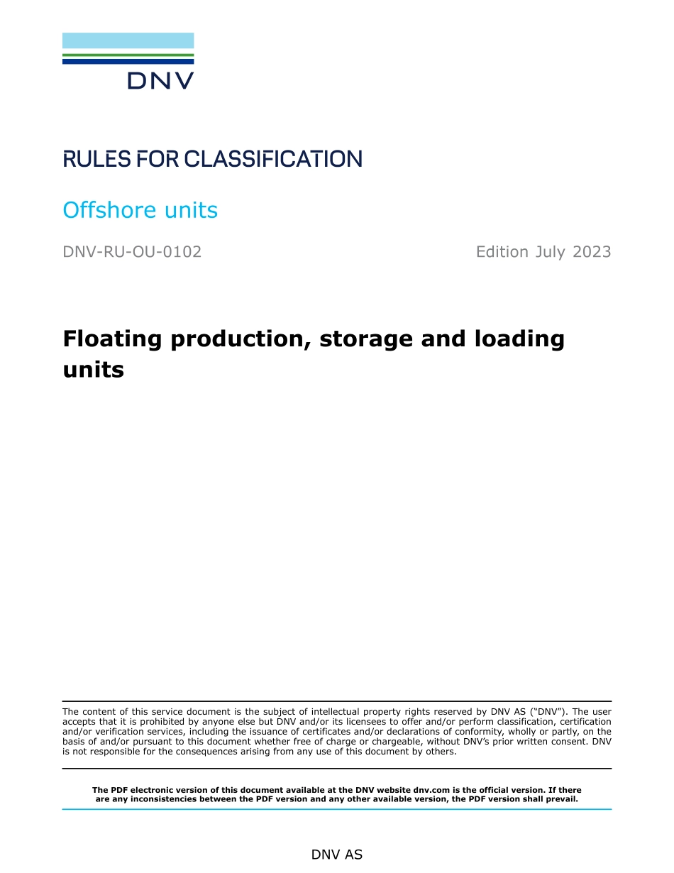 DNV-RU-OU-0102-2023.pdf_第1页