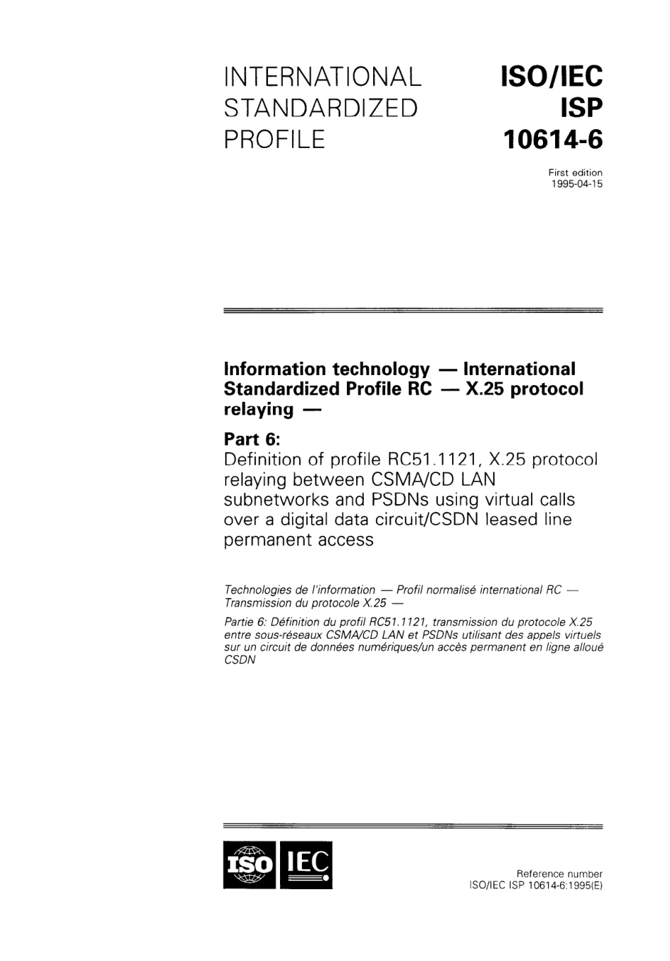 ISO IEC ISP 10614-6-1995 scan.pdf_第1页