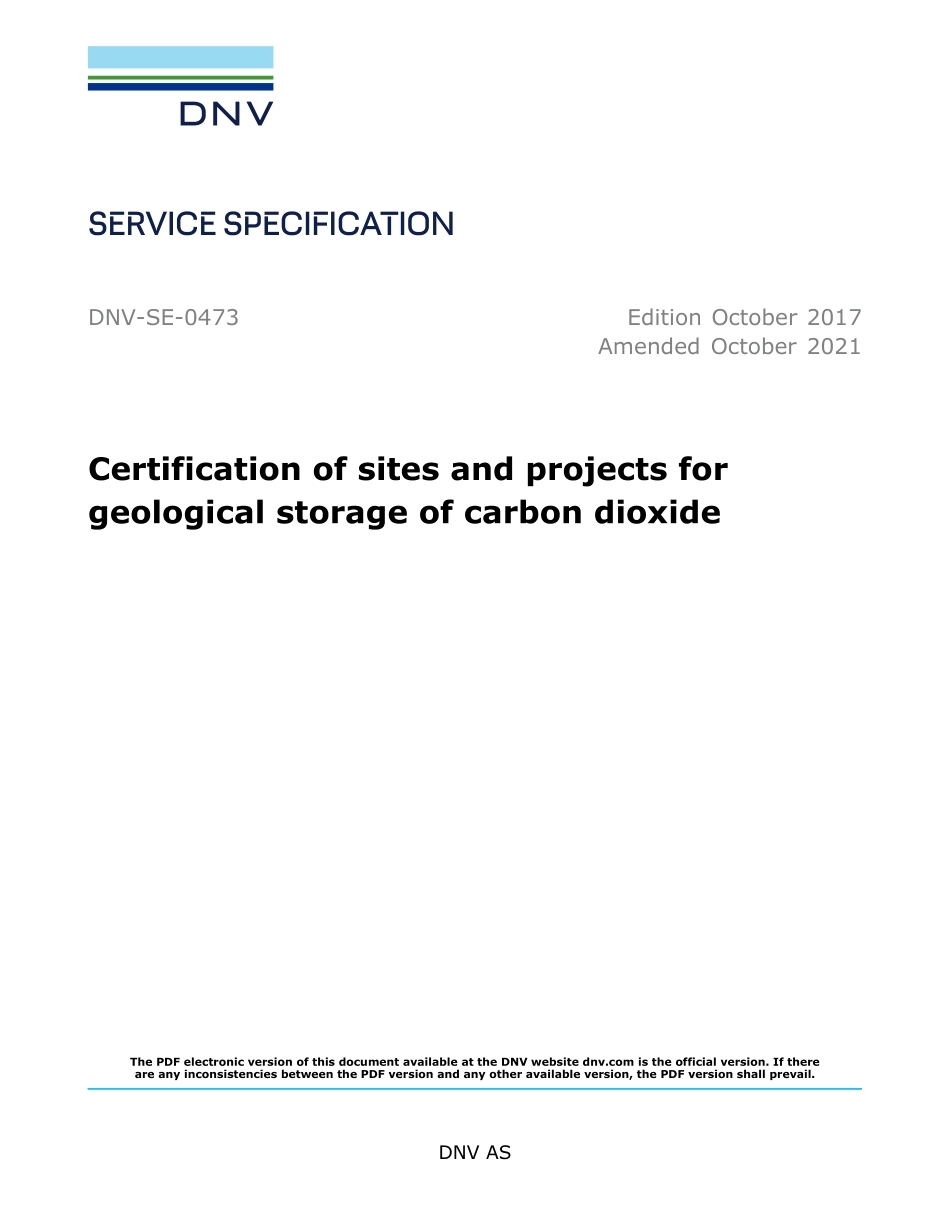 DNV-SE-0473-2017 (2021).pdf_第1页