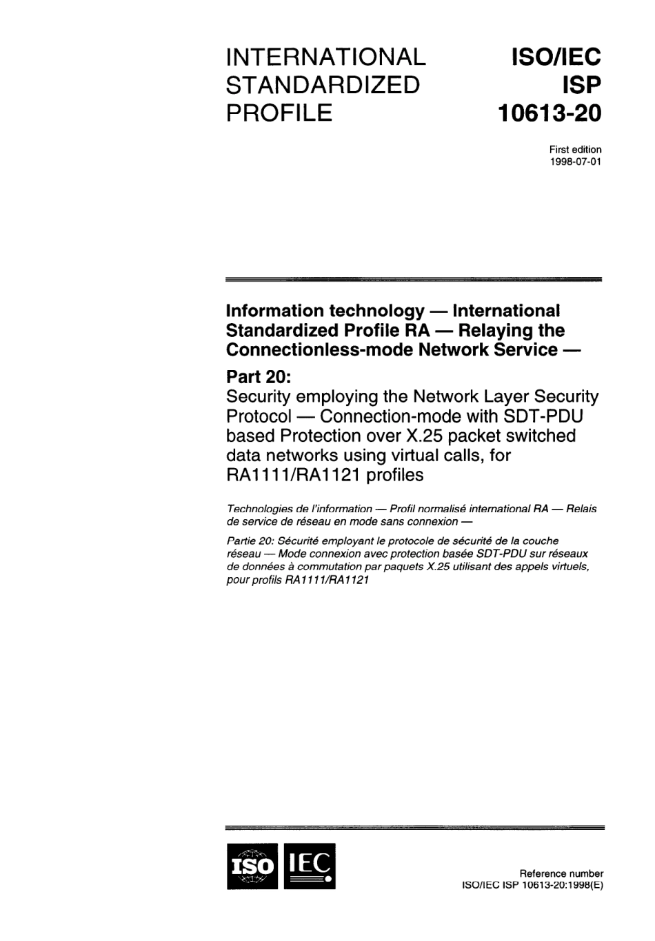 ISO IEC ISP 10613-20-1998 scan.pdf_第1页