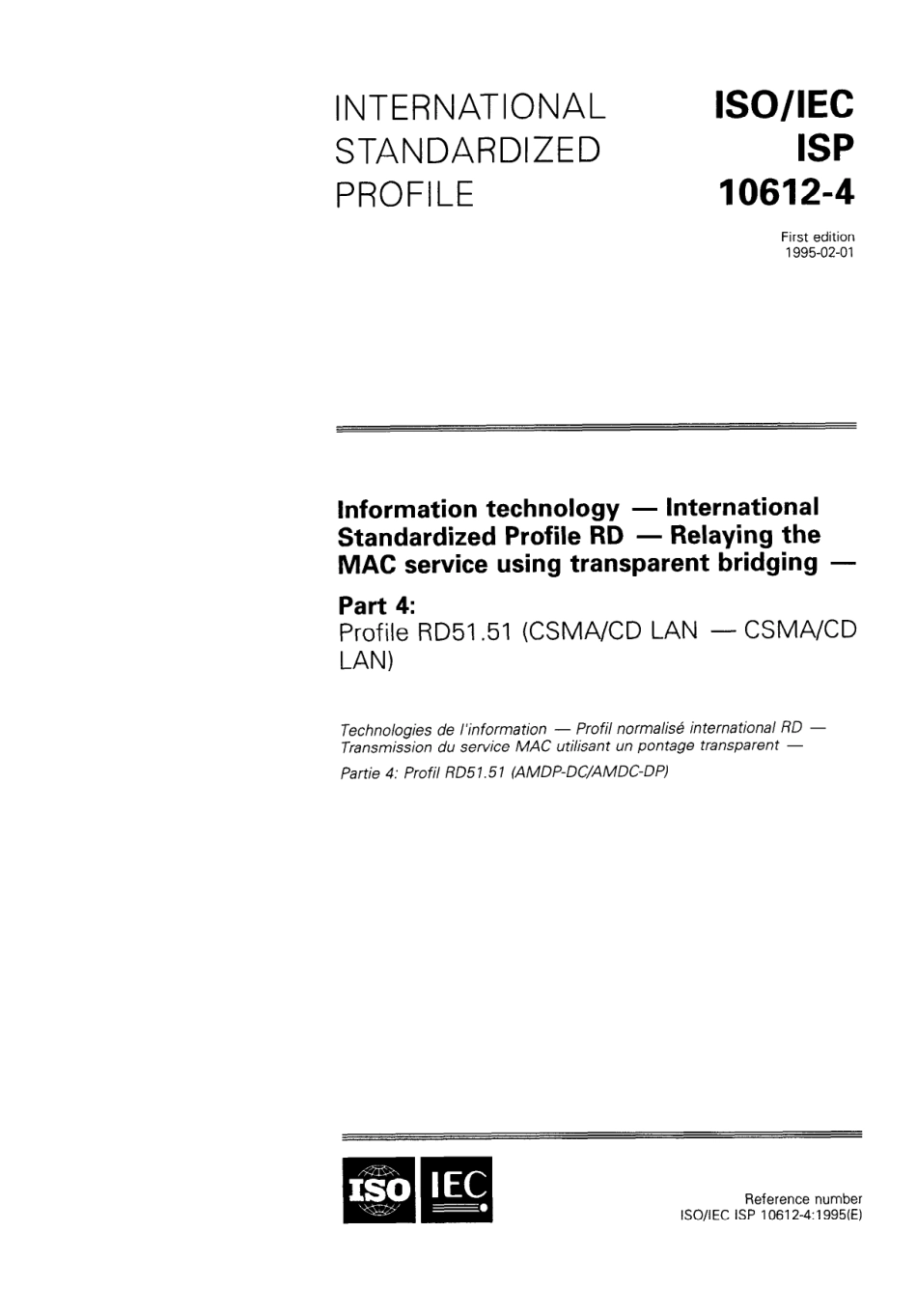ISO IEC ISP 10612-4-1995 scan.pdf_第1页
