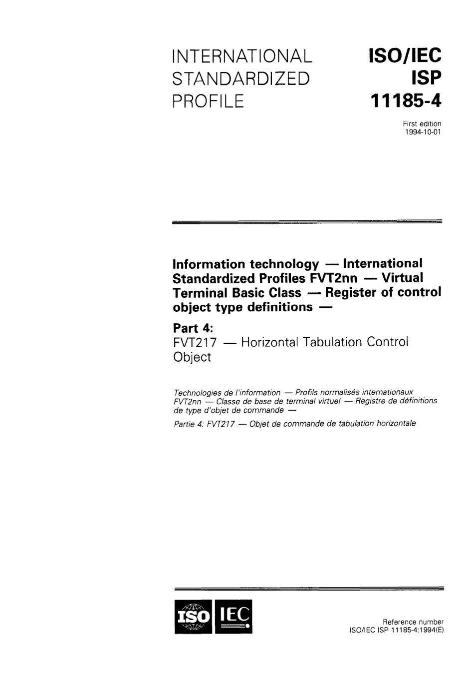 ISO IEC ISP 11185-4-1994 scan.pdf_第1页