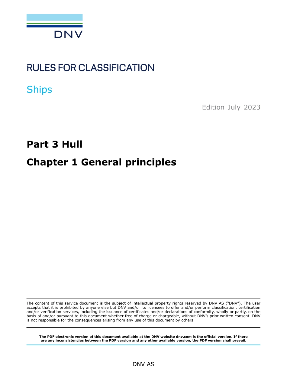 DNV-RU-SHIP-Pt3-2023.pdf_第1页