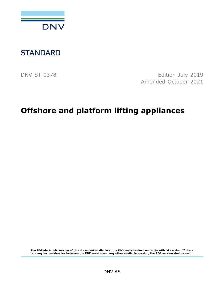 DNV-ST-0378-2019 (2021).pdf_第1页