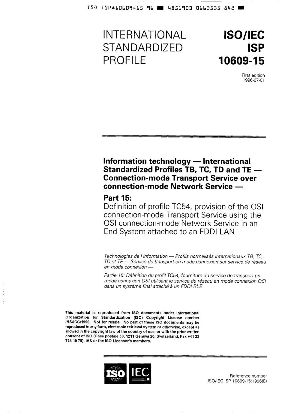 ISO IEC ISP 10609-15-1996 scan.pdf_第1页