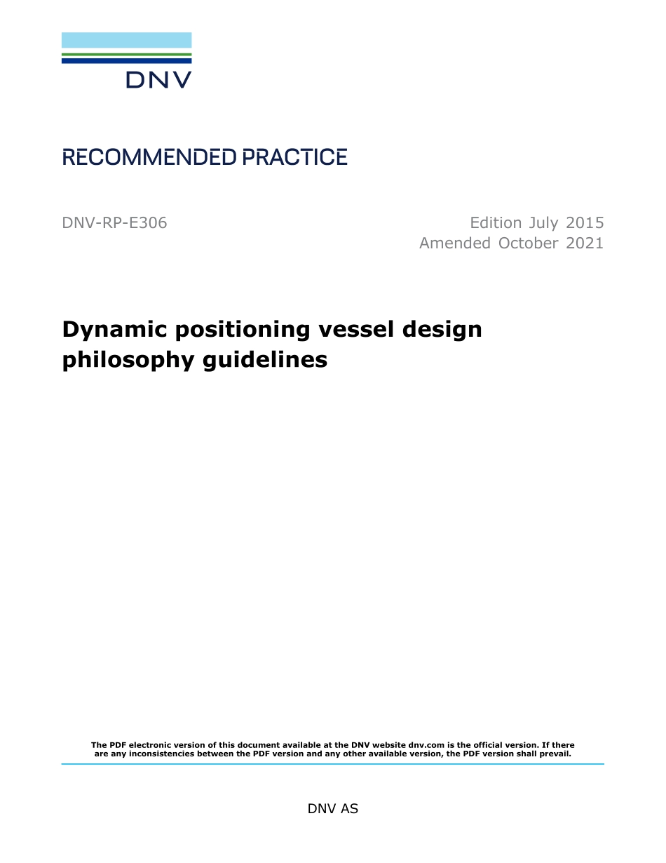 DNV-RP-E306-2015 (2021).pdf_第1页