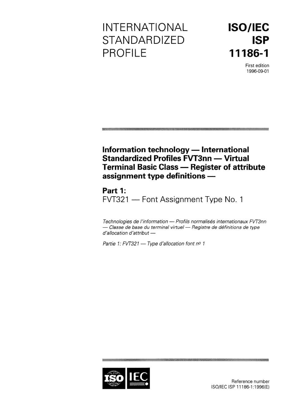 ISO IEC ISP 11186-1-1996 scan.pdf_第1页