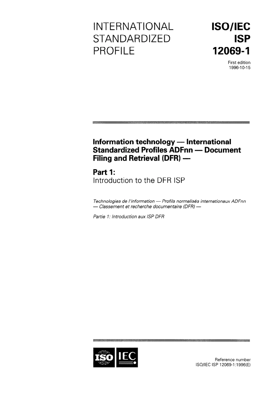 ISO IEC ISP 12069-1-1996 scan.pdf_第1页