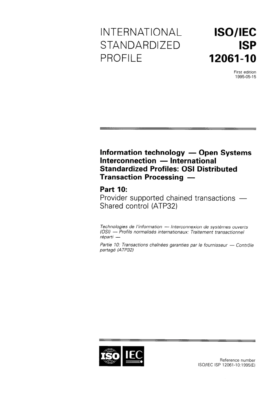 ISO IEC ISP 12061-10-1995 scan.pdf_第1页