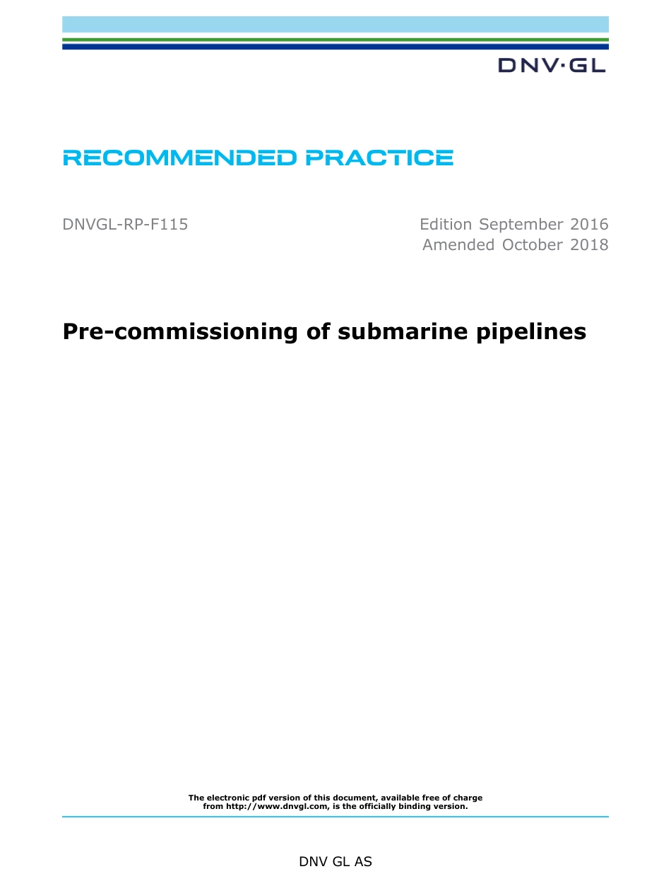 DNVGL-RP-F115-2016 (2018).pdf_第1页