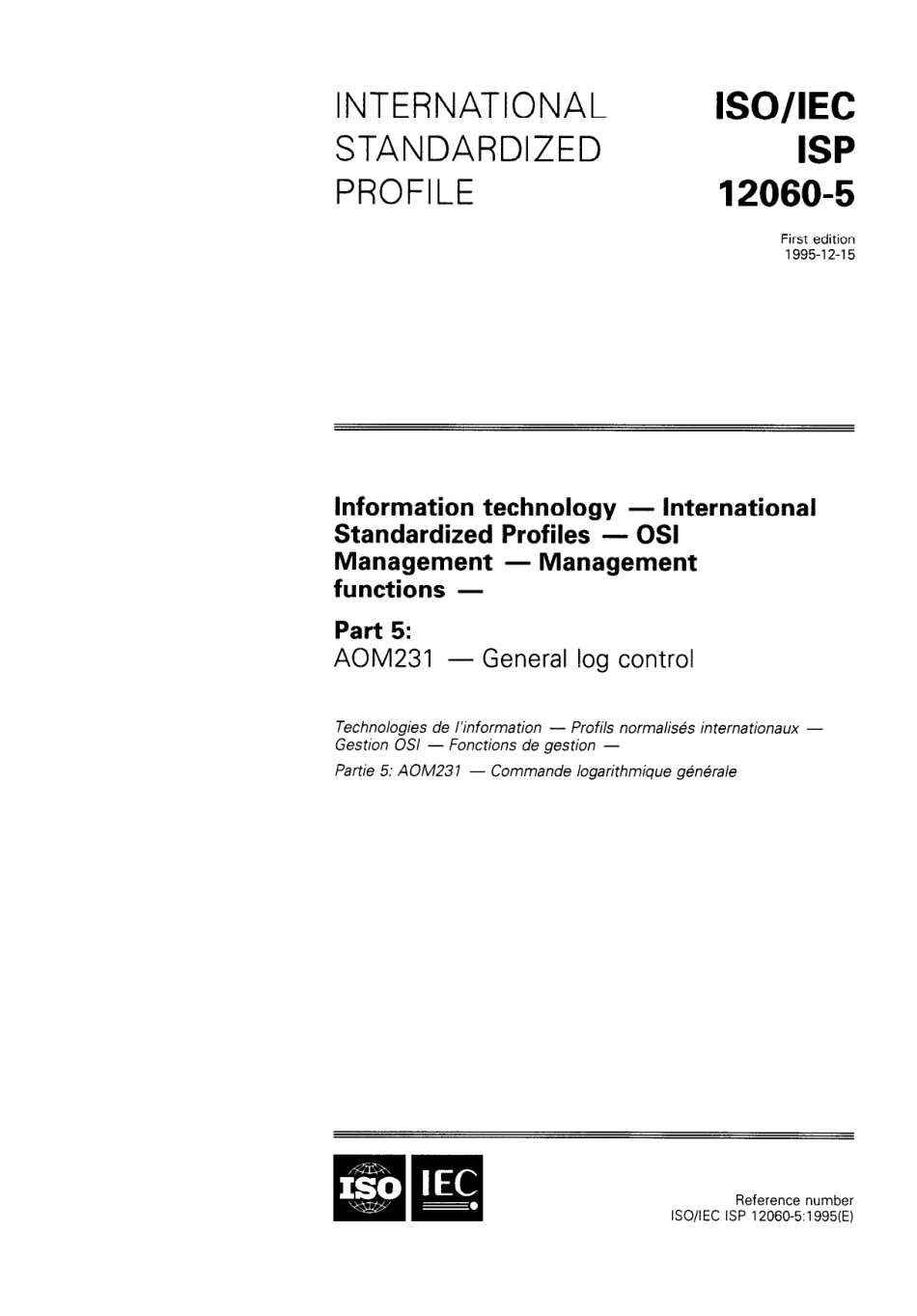 ISO IEC ISP 12060-5-1995 scan.pdf_第1页