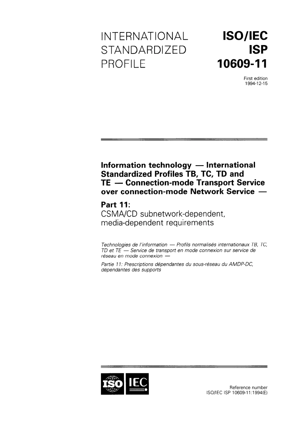 ISO IEC ISP 10609-11-1994 scan.pdf_第1页