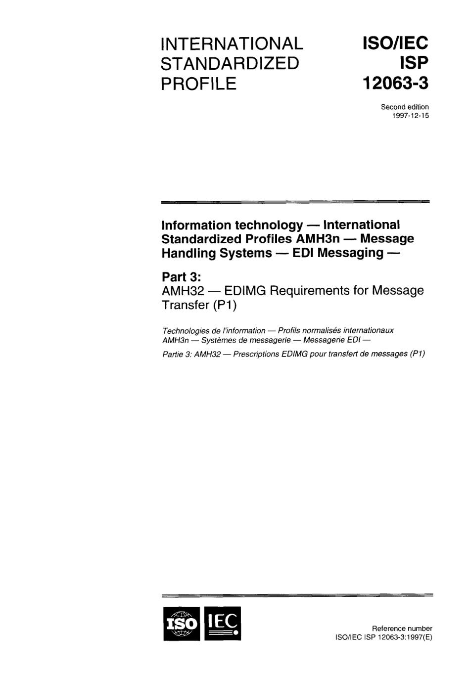 ISO IEC ISP 12063-3-1997 scan.pdf_第1页