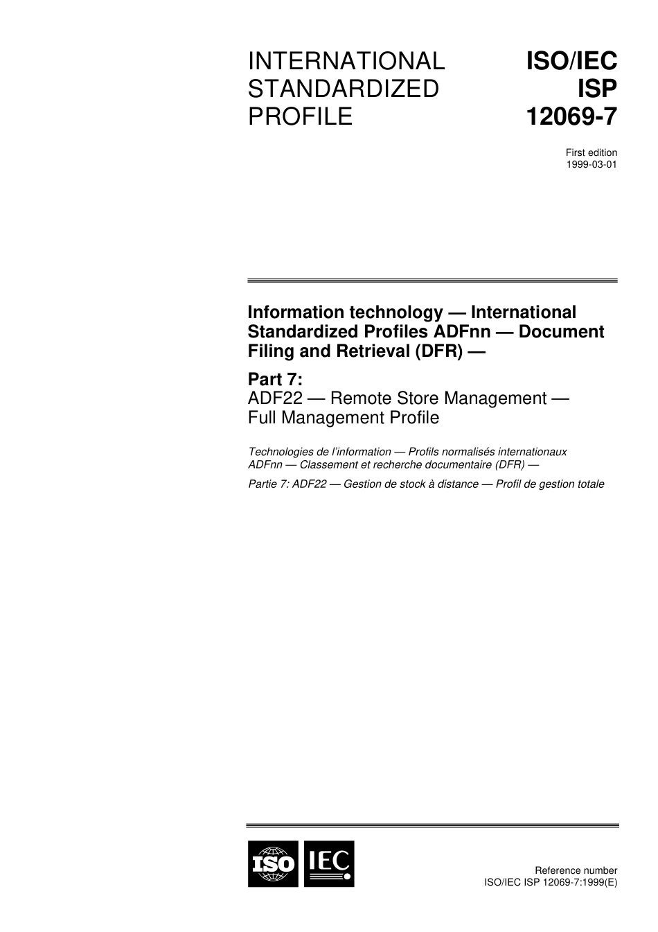 ISO IEC ISP 12069-7-1999.pdf_第1页
