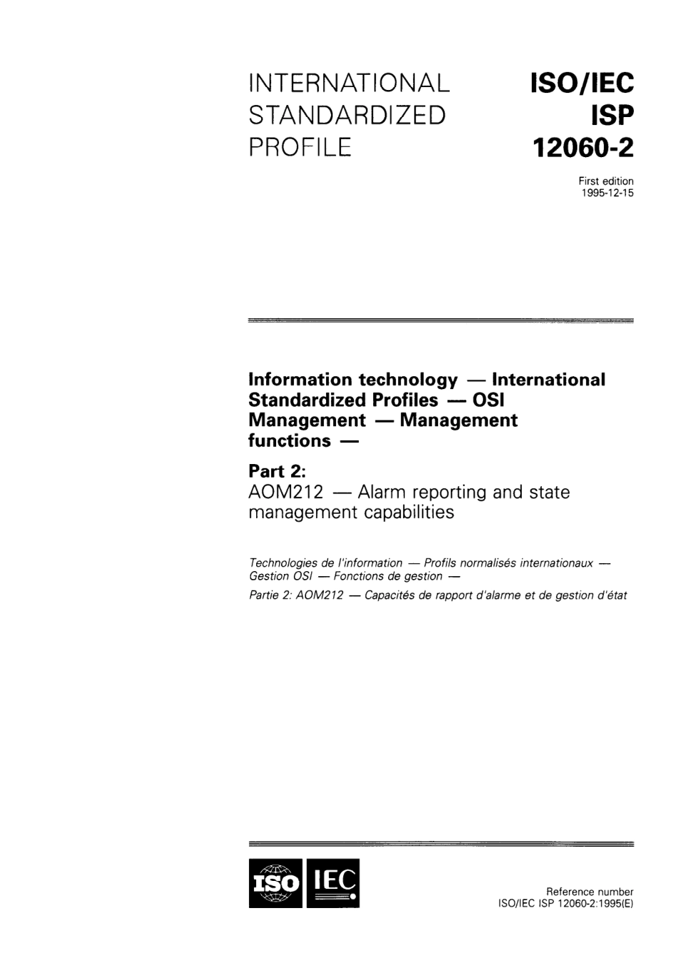 ISO IEC ISP 12060-2-1995 scan.pdf_第1页