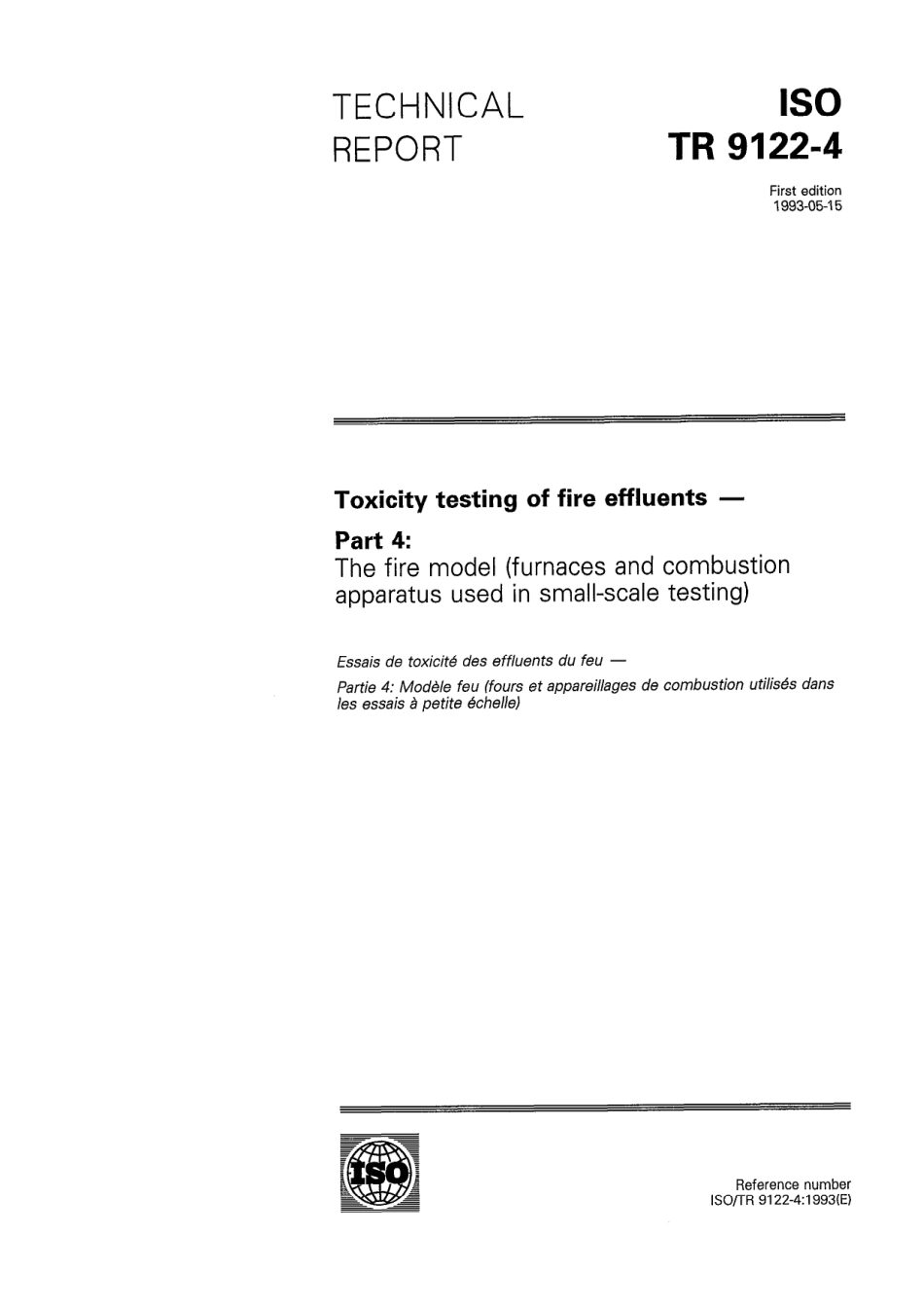 ISO TR 09122-4-1993 scan.pdf_第1页