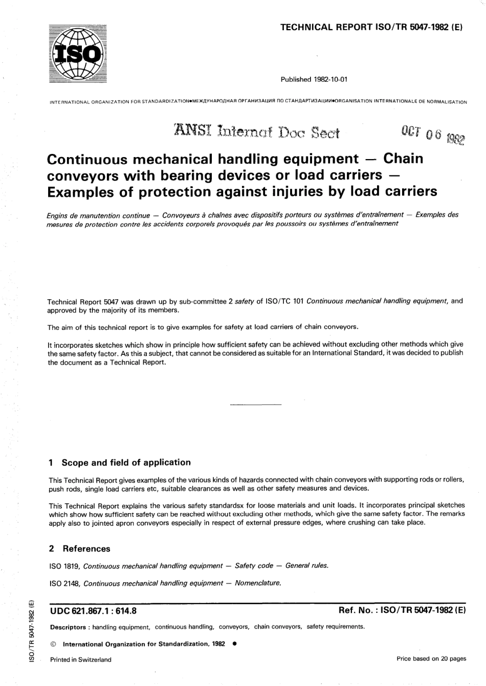 ISO TR 05047-1982 scan.pdf_第1页