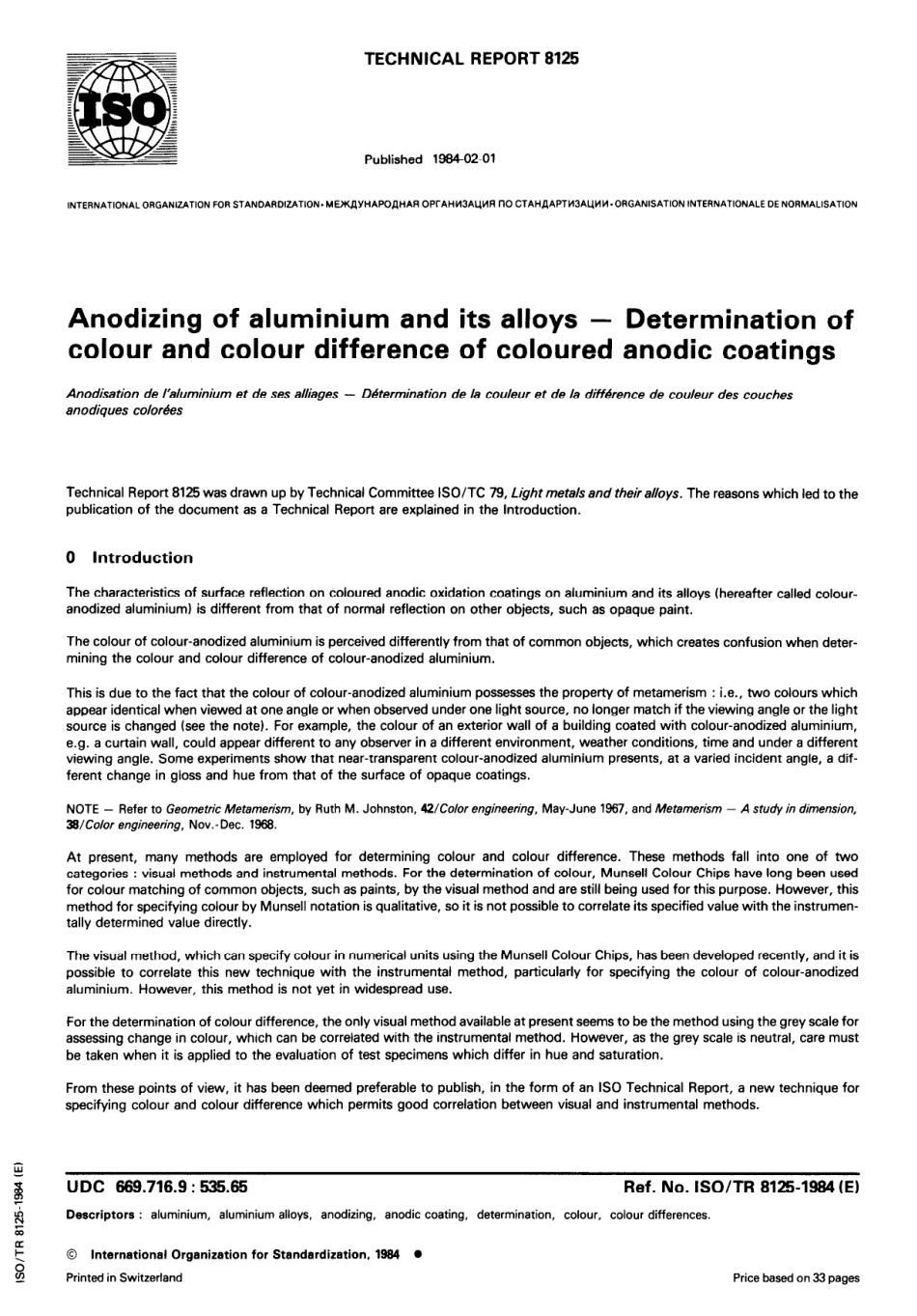 ISO TR 08125-1984 scan.pdf_第1页