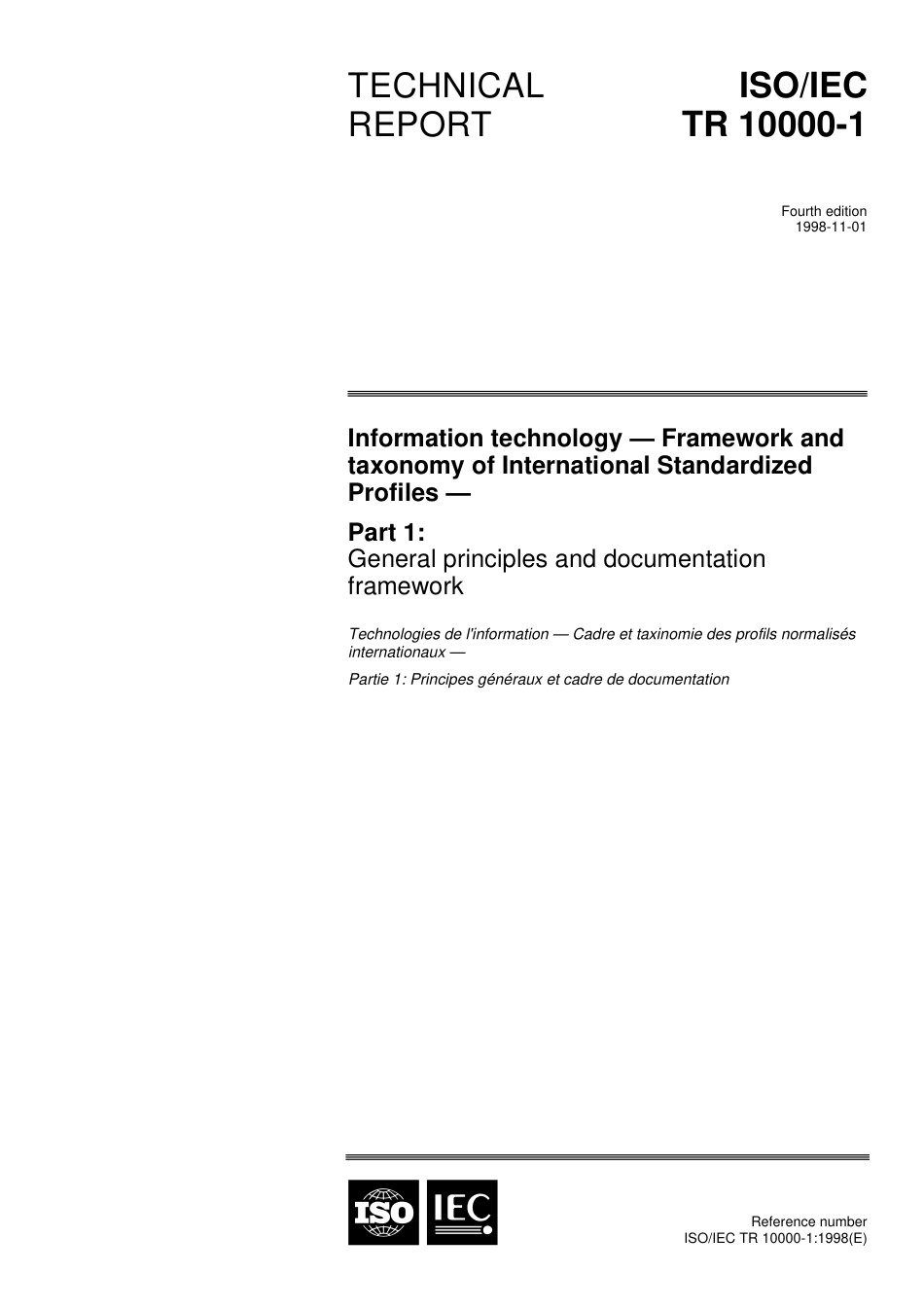 ISO IEC TR 10000-1-1998.pdf_第1页