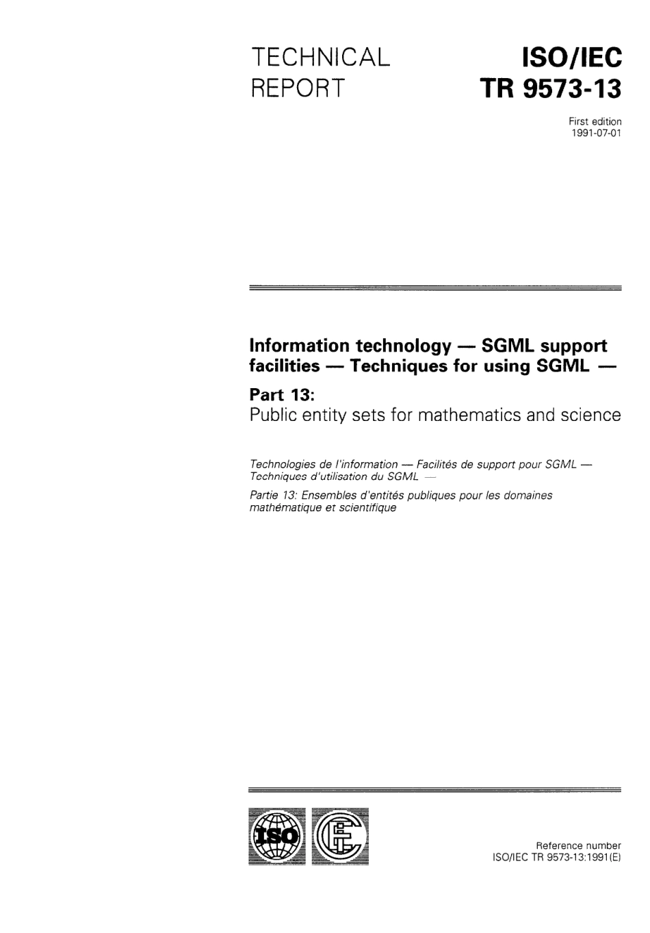ISO IEC TR 09573-13-1991 scan.pdf_第1页