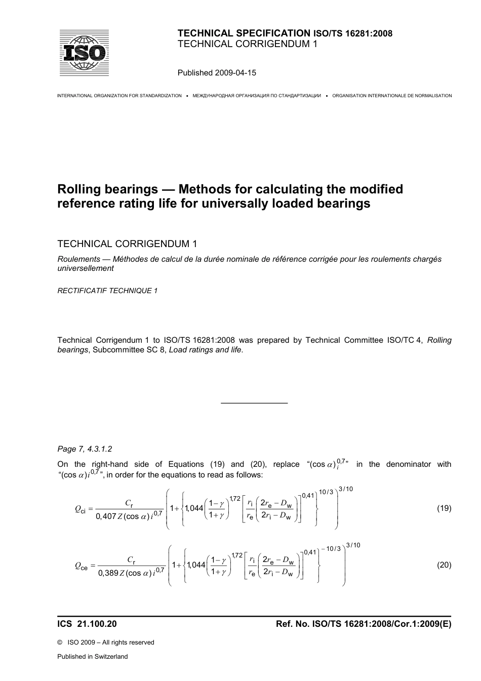 ISO TS 16281-2008 cor1-2009.pdf_第1页