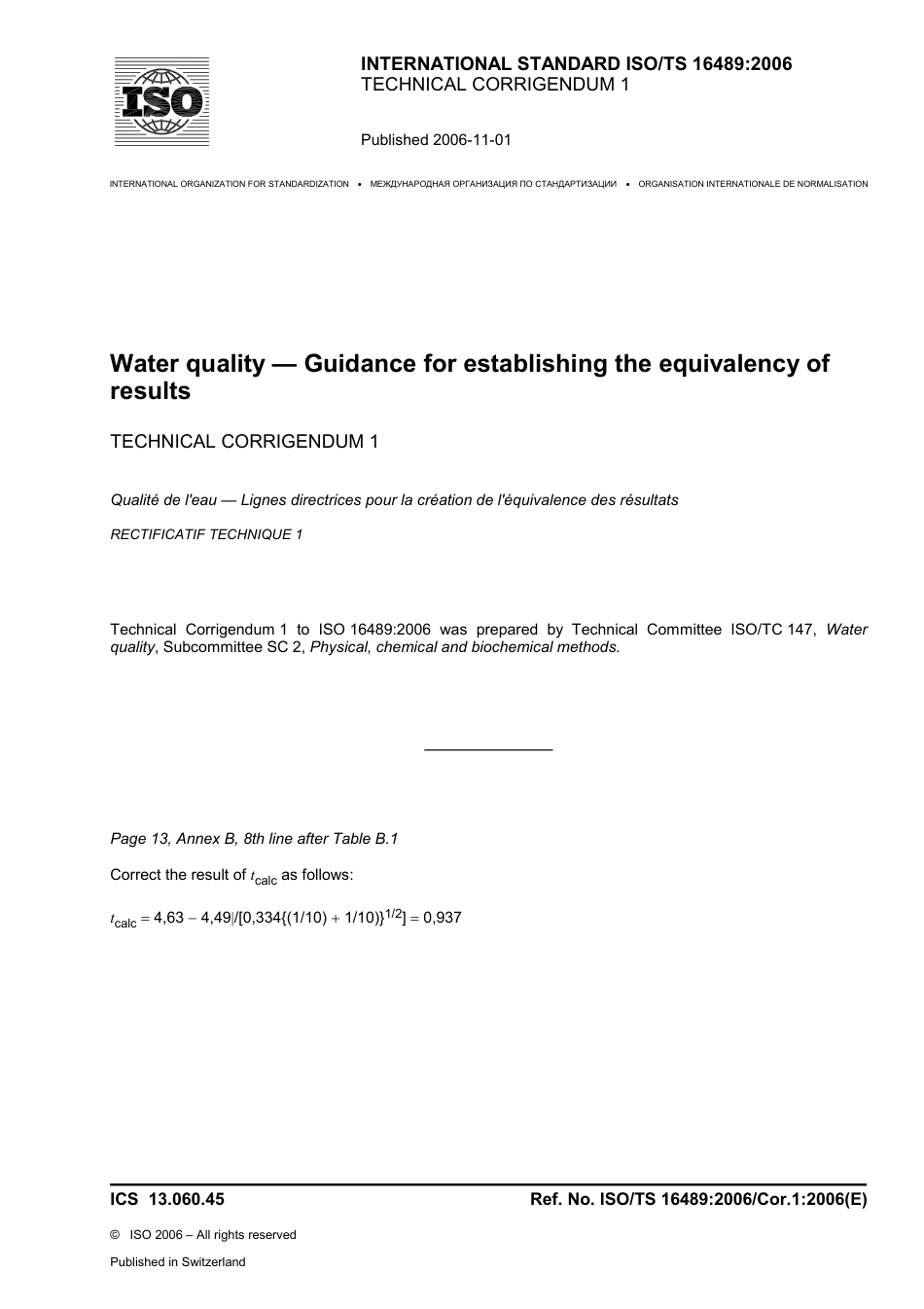 ISO TS 16489-2006 cor1-2006.pdf_第1页