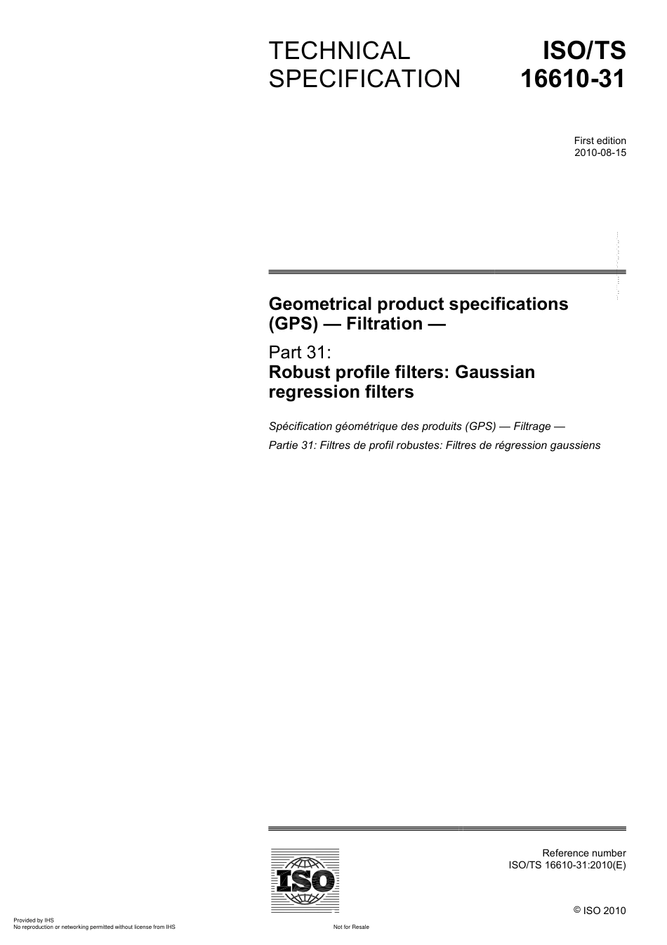 ISO TS 16610-31-2010.pdf_第1页