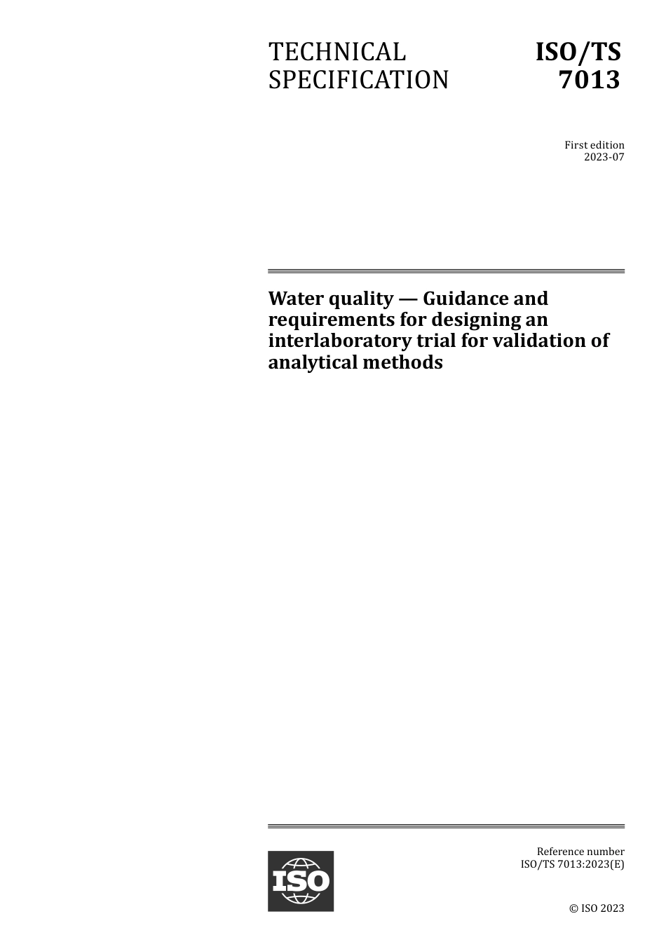 ISO TS 07013-2023.pdf_第1页