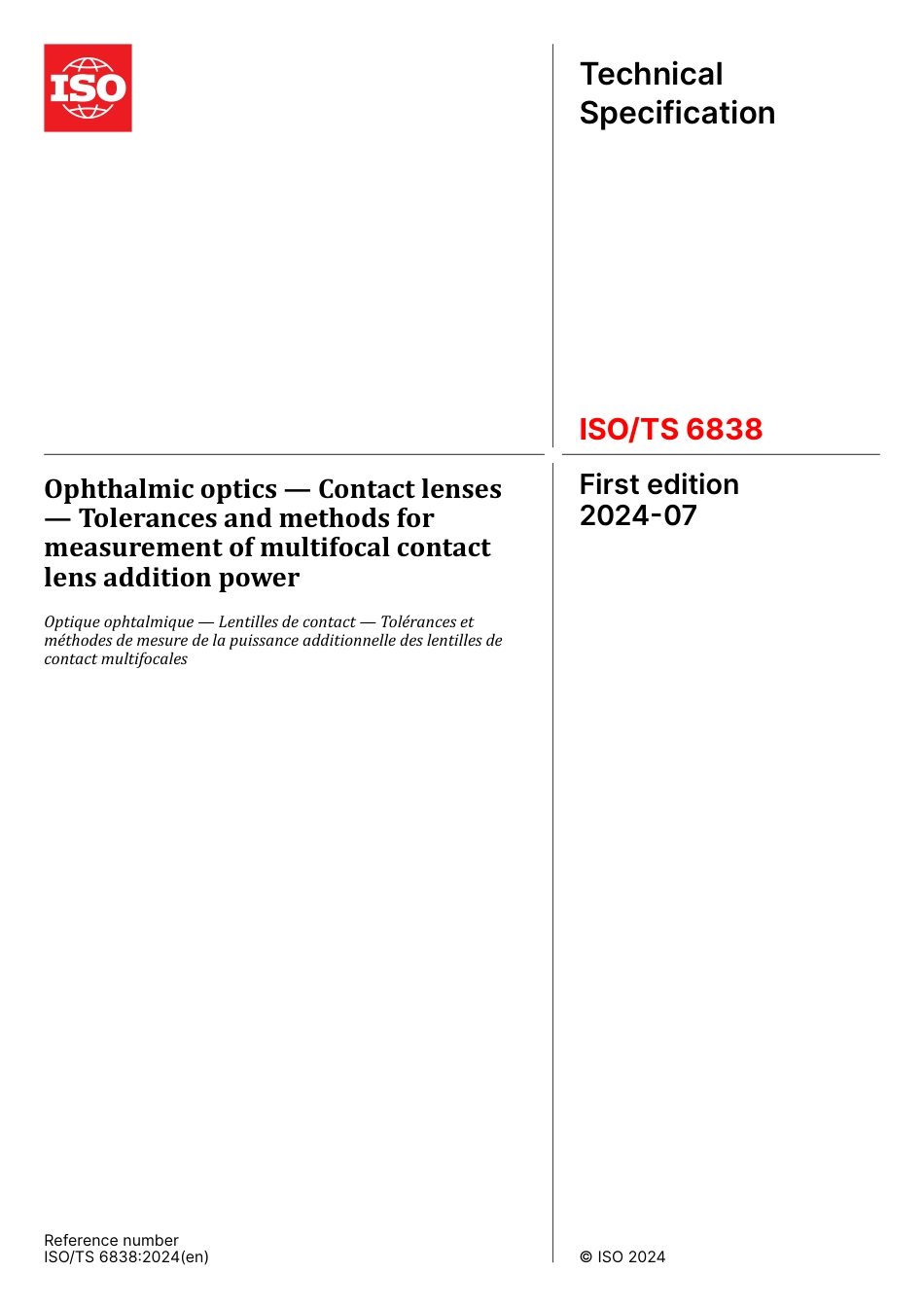 ISO TS 06838-2024.pdf_第1页