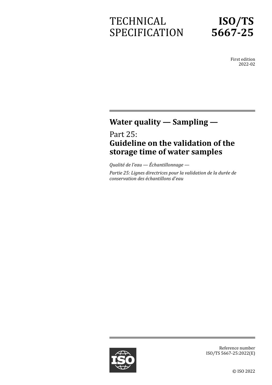 ISO TS 05667-25-2022.pdf_第1页