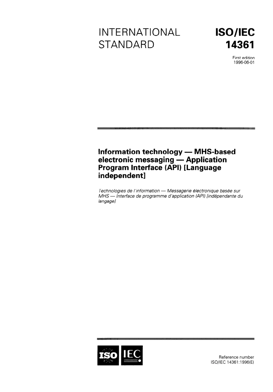 ISO IEC 14361-1996 scan.pdf_第1页