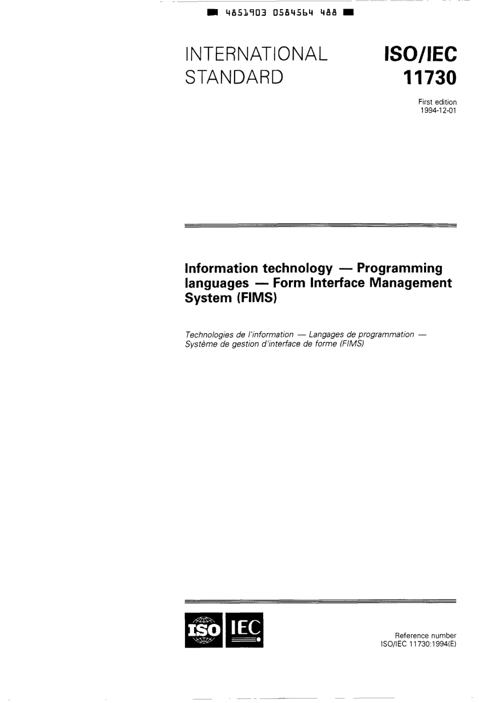 ISO IEC 11730-1994 scan.pdf_第1页