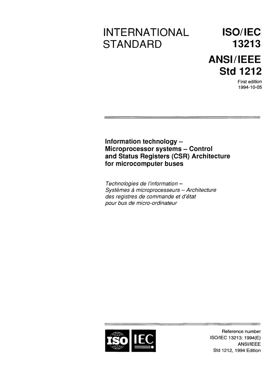 ISO IEC 13213-1994 scan.pdf_第1页