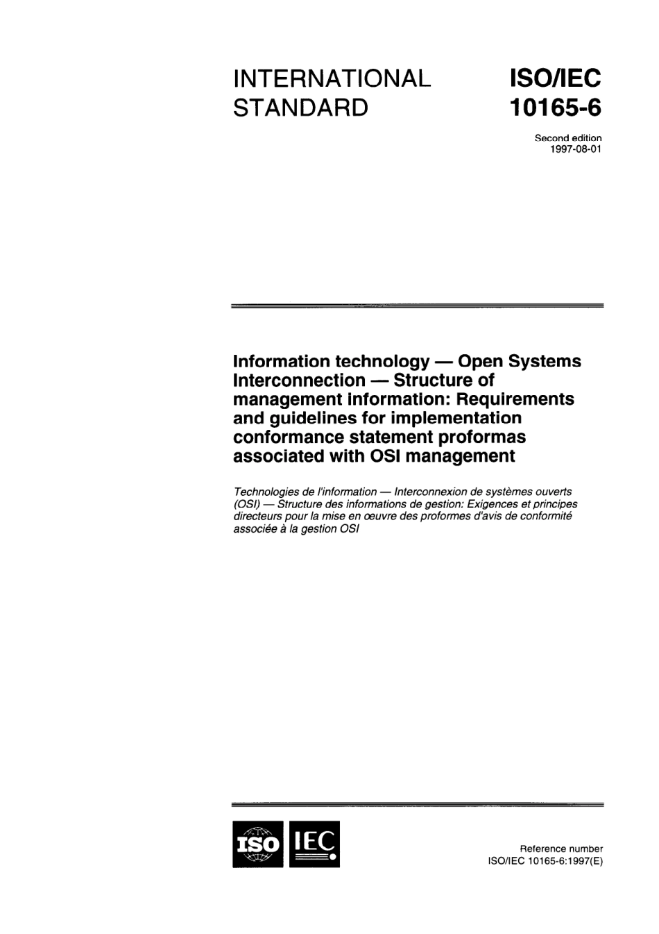 ISO IEC 10165-6-1997 scan.pdf_第1页