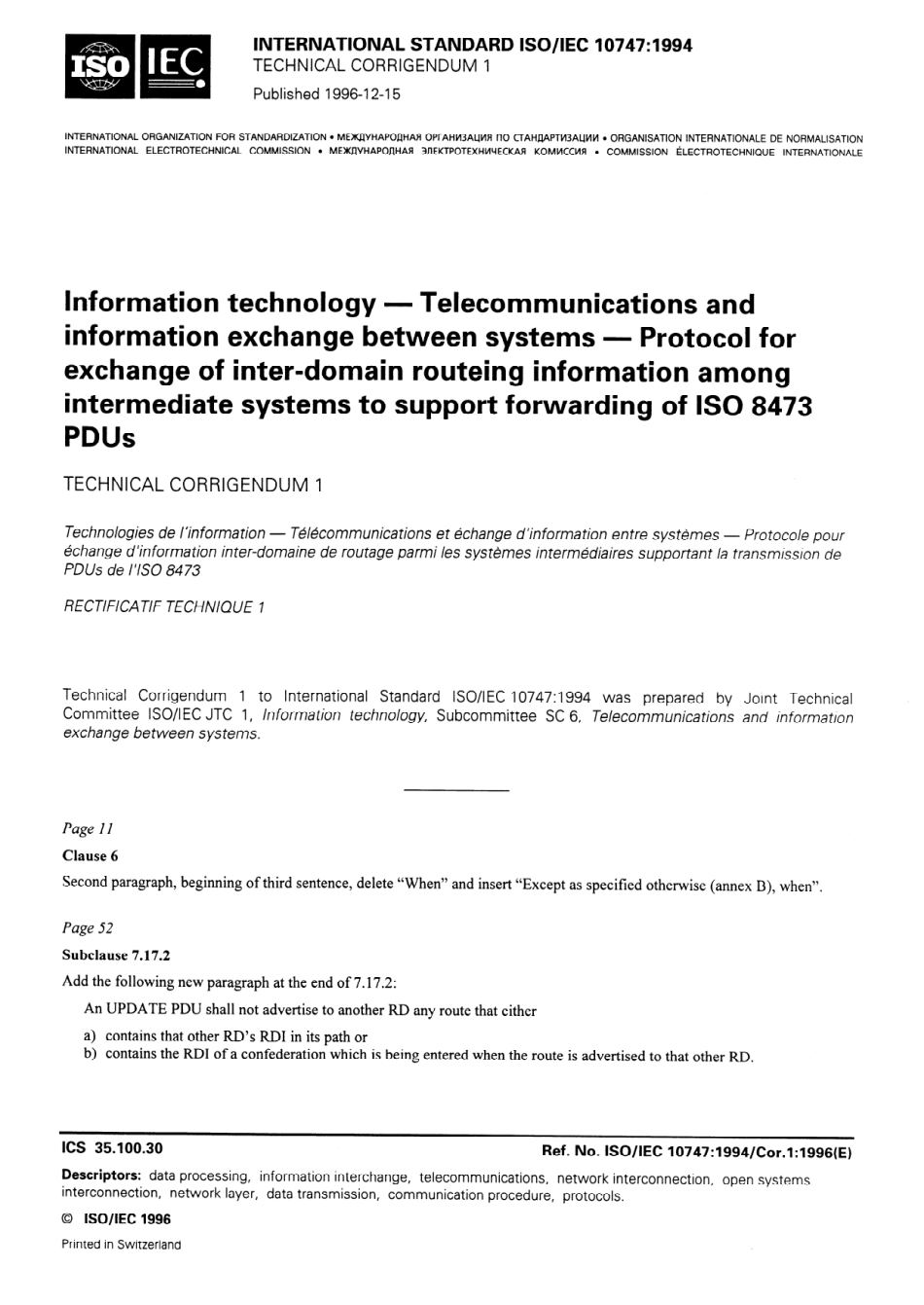 ISO IEC 10747-1994 cor1-1996.pdf_第1页