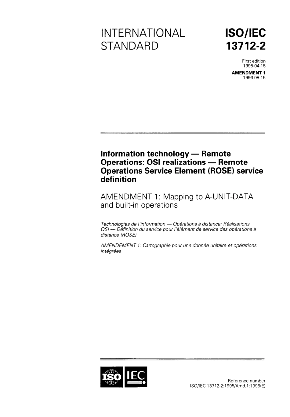 ISO IEC 13712-2-1995 amd1-1996 scan.pdf_第1页