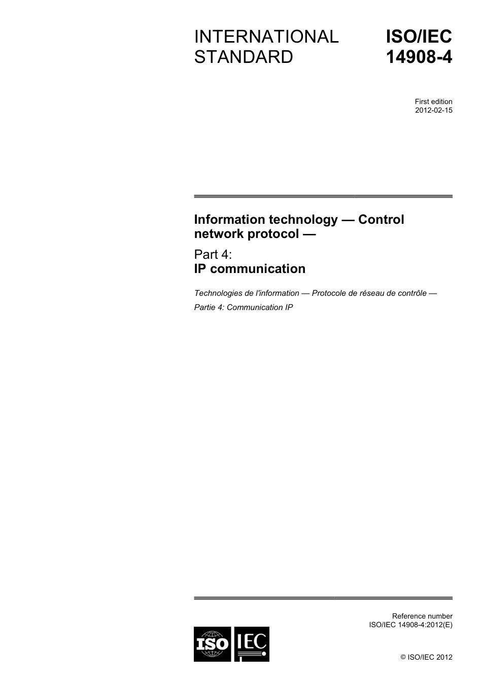 ISO IEC 14908-4-2012.pdf_第1页