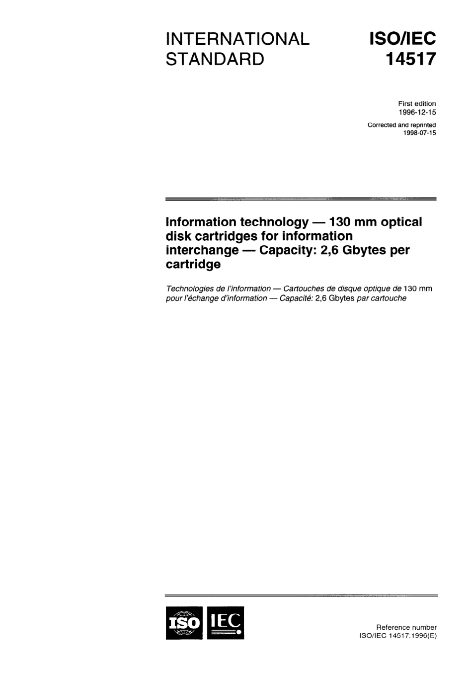 ISO IEC 14517-1996 (1998) scan.pdf_第1页
