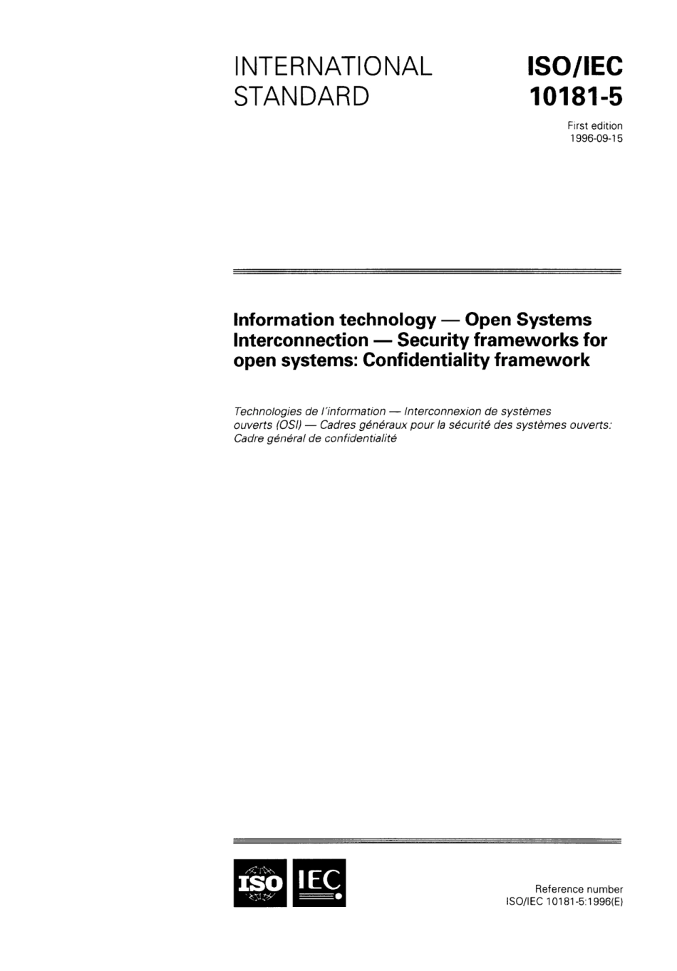 ISO IEC 10181-5-1996 scan.pdf_第1页