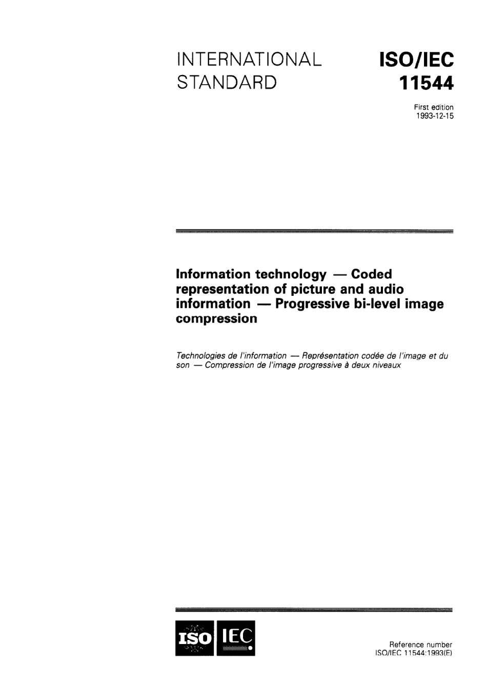 ISO IEC 11544-1993 scan.pdf_第1页