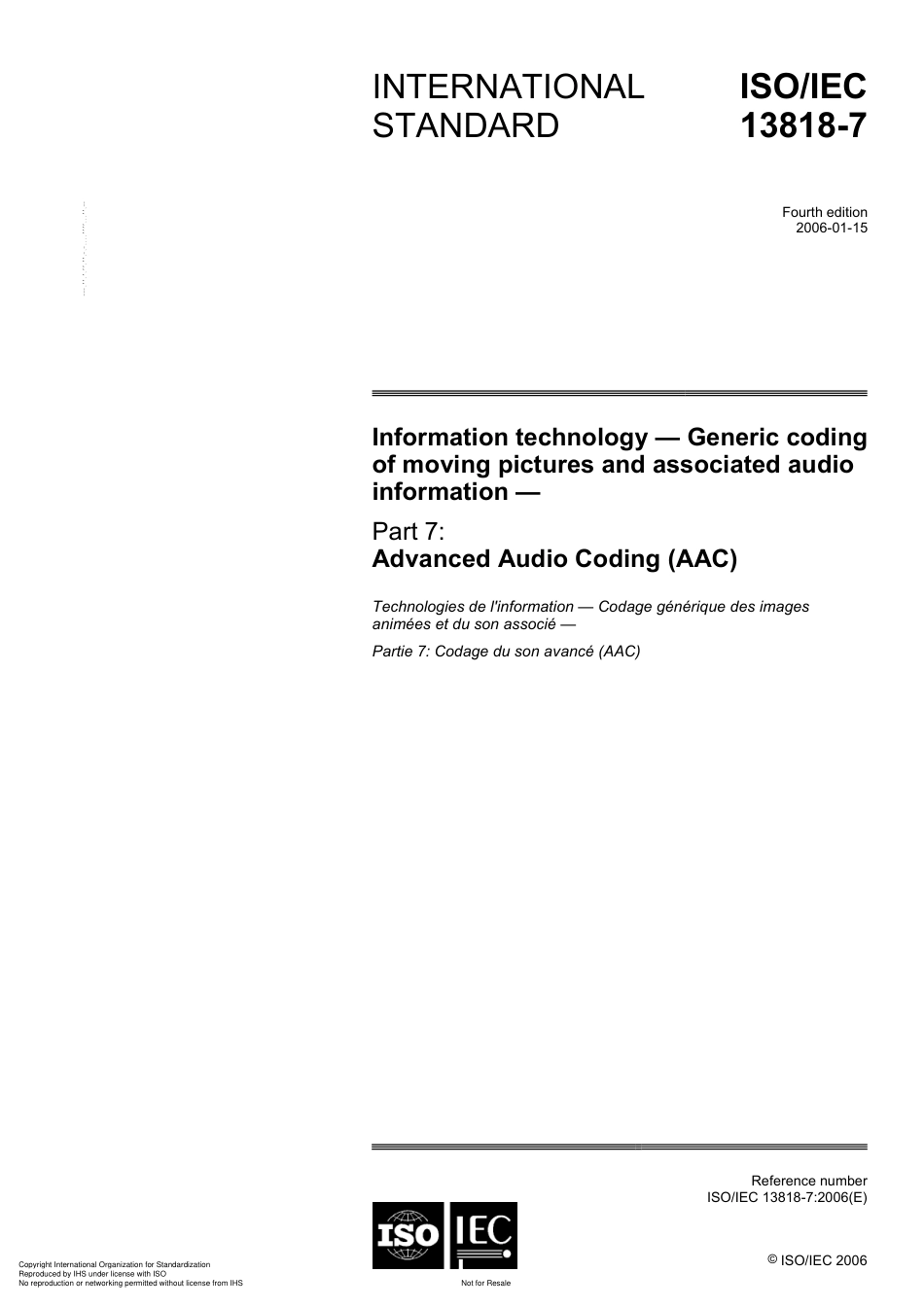 ISO IEC 13818-7-2006.pdf_第1页
