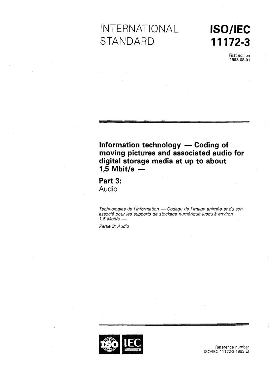 ISO IEC 11172-3-1993 scan.pdf_第1页