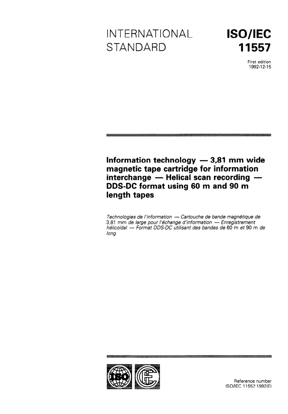 ISO IEC 11557-1992 scan.pdf_第1页