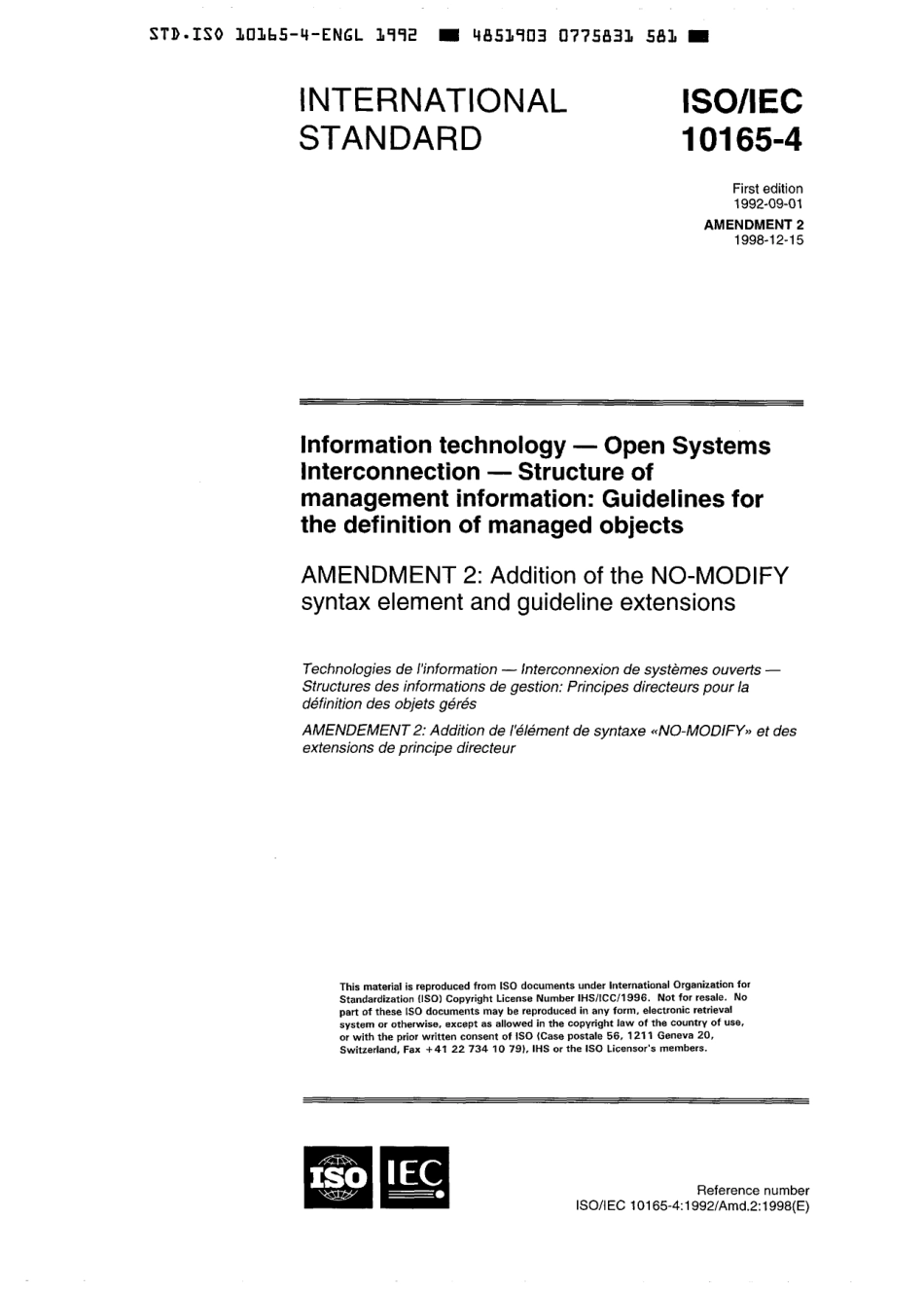 ISO IEC 10165-4-1992 amd2-1998 scan.pdf_第1页
