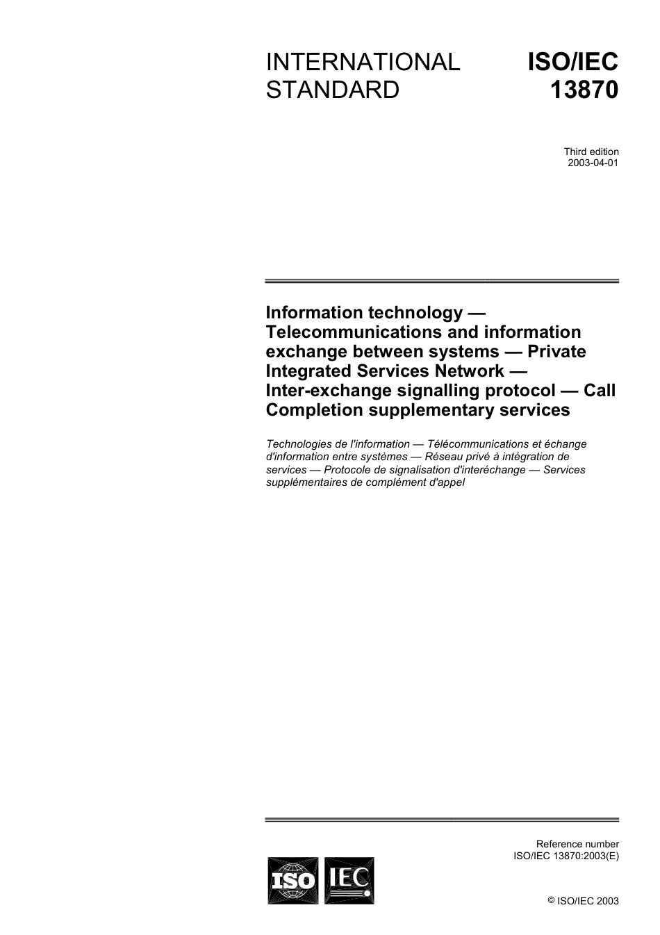 ISO IEC 13870-2003.pdf_第1页